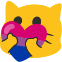 :QueerCatHeart_Bisexual: